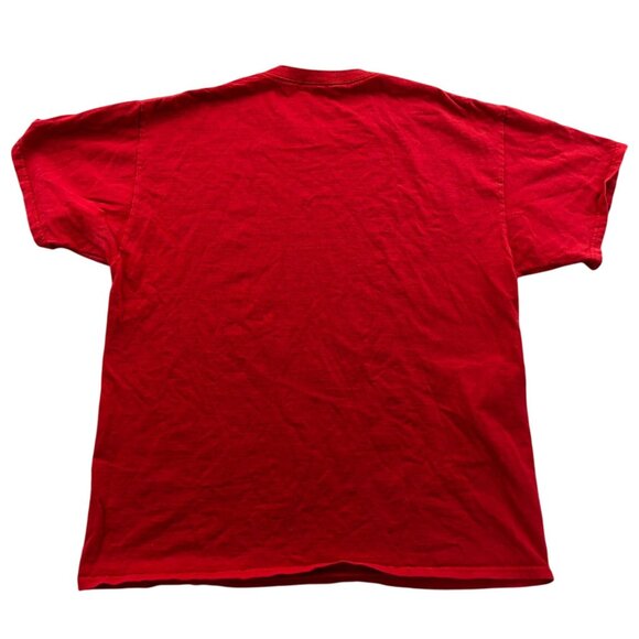 Port & Company Mens Southern Comfort T-Shirt XL Red Graphic Tee Casual Crewneck - Picture 2 of 8